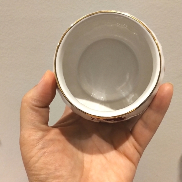 3/$30 Vintage Sadler Windsor sugar Bowl/ Vase Roses floral design 24K Gold trim - Picture 6 of 13